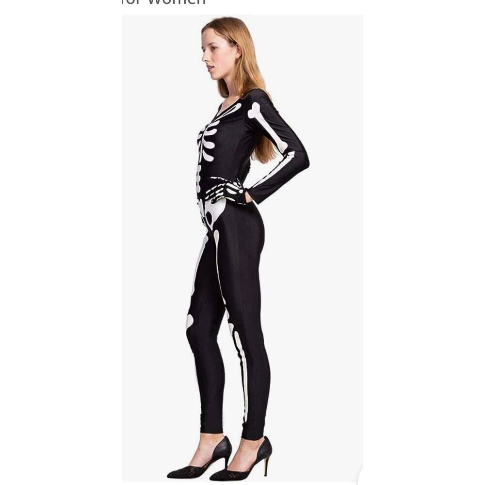 NWOT SKELETON JUMPSUIT